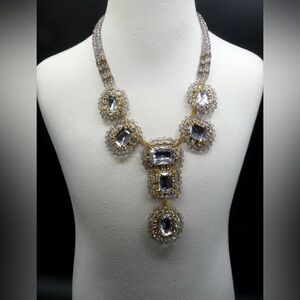 Vintage Crystal Necklace New Never Worn